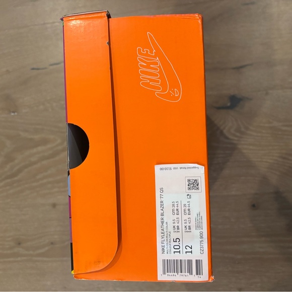 Nike Blazer Mid 77 Flyleather Ruohan Wang Sneakers 11 w/ Box - Picture 5 of 5